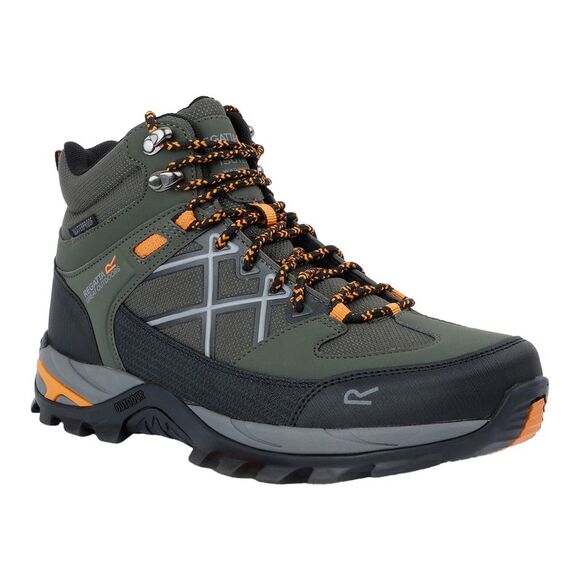 Regatta Mens Samaris III Walking Boots / Dark Khaki/Fox